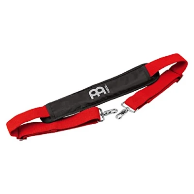 Immagine di Meinl Percussion SB R Tracolla per tamburo Samba, in cotone, colore: Rosso
