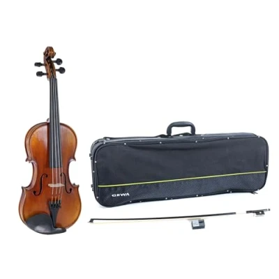 Immagine di GEWA Violino serie Maestro 2 VL 4, 4/4 pronto da giocare, con custodia per violino, arco in carbonio e corde Il Cannone