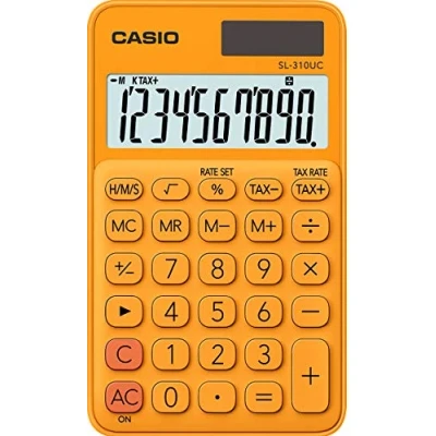 Immagine di Casio SL 310UC RD Calcolatrice Tascabile, Rosso