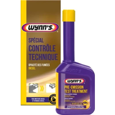 Immagine di Wynn&#039;s Additivo Controllo Tecnico Inquinamento Diesel Sgrassatore Motore, Detergente Iniettore e Anti Fumo Nero 325ml