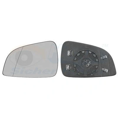 Immagine di VAN WEZEL 3748837 Vetro Specchio Retrovisore Sx OPEL: Astra H Caravan, Hatchback, GTC