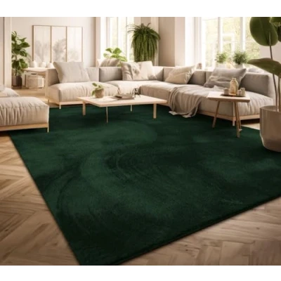 Immagine di TT Home Tappeto Salotto Pelo Corto Monocolore Design Moderno Lavabile Giallo Oro, Colore: Crema, Dimensione:60x100 cm
