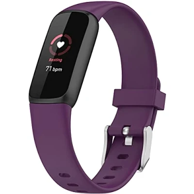 Immagine di Shieranlee Cinturino di Ricambio Compatibile con Fitbit Luxe Activity Tracker Braccialetti QuickFit in Silicone Alta qualità,Taglia Piccola