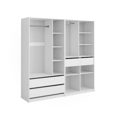 Immagine di Vicco Armadio Elmo, Bianco, 100 x 200 cm Set con 2 parti