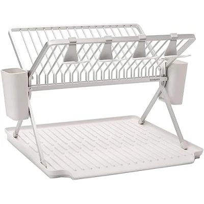 Immagine di Brabantia 139444 Scolapiatti pieghevole SinkSide, Light Grey