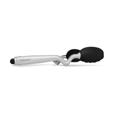 Immagine di Dreamfarm Click Lock Sit Up Clongs Pinze con Chiusura a Scatto, 23 cm, Testa in Silicone, Colore: Nero