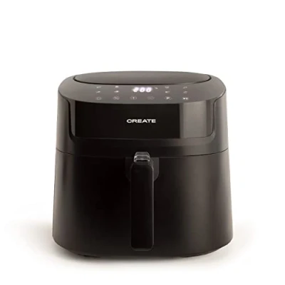 Immagine di CREATE/FRYER PRO LARGE/Friggitrice ad aria senza olio 6,2L Nero / 8 programmi automatici, selettore di temperatura 40 200, 1800W