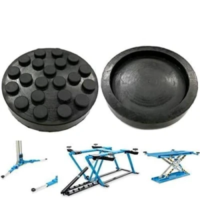 Immagine di FSR Kit 4 TAMPONI in Gomma 125mm per Ponte di Sollevamento RAVAGLIOLI OMCN Blocco ELEVATORE Sollevatore Auto