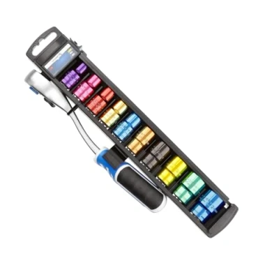 Immagine di Hogert Technik HT1R382 Set bussole 11 Esagonale Acciaio al cromo vanadio 1/2 con funzionalità cricco Quadrato