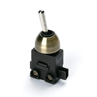 Immagine di incasso interruttore a levetta on/off/Off 250 V luci 1polig 2 (1) LS Oro Argento Antico lampade da tavolo parete