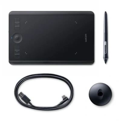 Immagine di Wacom Intuos Pro S Tavoletta Grafica, Inclusa Penna Pen 2 con Punte di Ricambio, Windows e Apple Adatta per l&#039;Home Office l&#039;E Learning