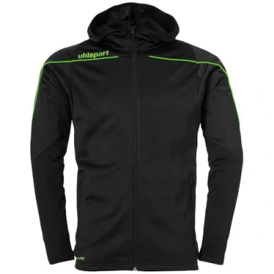 Immagine di uhlsport Stream 22 Giacca con cappuccio, da bambino, Bambini, Giacca, 100518924, Verde fluo/nero, 140