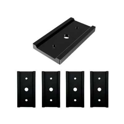 Immagine di 3DHerb 5 supporti compatibili con VW T5 T6 T6.1 guide profilate ad esempio per tavola multiflex o mobili Multivan Transporter California supporto guida interno accessori