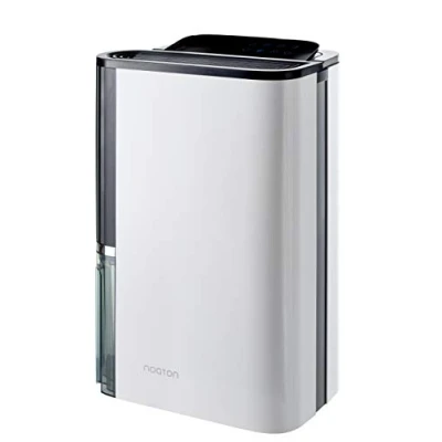 Immagine di Deumidificatore e purificatore d&#039;aria Noaton DF 4123 con filtro HEPA incluso ionizzatore, max 23 L/giorno, per ambienti fino a 50 m²/125 m3, tubo flessibile di scarico, asciugatura biancheria, timer