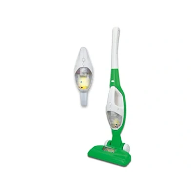 Immagine di Teorema Giocattoli 67064, Scopa Aspirapolvere Senza Fili 2 in 1 con Luci e Suoni Reali, Verde, M