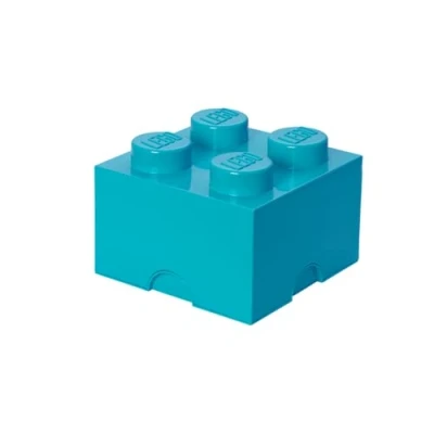 Immagine di LEGO Brick Mattoncino Bottoncini,Contenitore impilabile Litri, Turchese, One Size