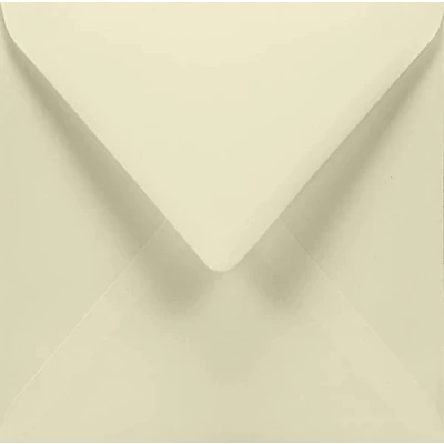Immagine di Netuno 500 buste lettere avorio quadrate 155x155mm 120g Aster Smooth Ivory per matrimonio inviti battesimo compleanno comunione biglietti di auguri