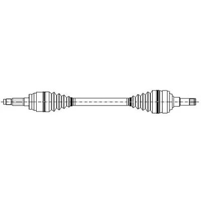 Immagine di METELLI 17 0276 Albero motore / Semiasse 928 80