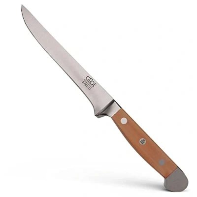 Immagine di Güde Solingen Coltello da disosso Flessibile forgiato, 13 cm, Legno di Pero, Alpha BIRNE Doppio Collarino, Fatto a Mano in Germania