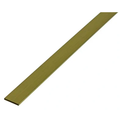 Immagine di Alberts 471323 Barra piatta, ottone, 1000 x 10 2 mm