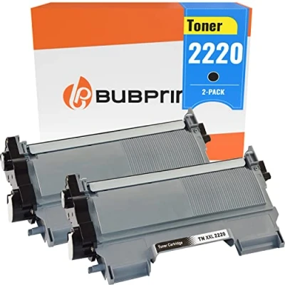 Immagine di Bubprint 2 Cartucce Toner compatibili per Brother TN 2220 2010 MFC 7360N DCP 7055 HL 2130 7065DN Fax 2840 2270DW 7460DN 7860DW TN2220 Nero