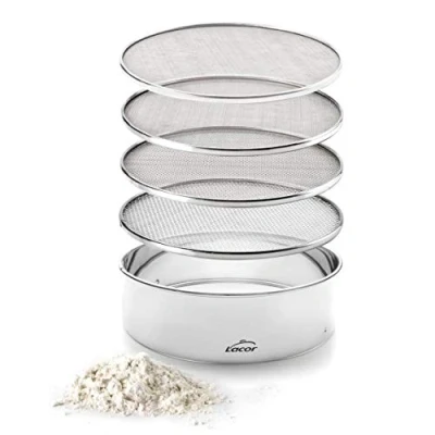 Immagine di Lacor 4 Telo A Maschera Intercambiabile. 20 cm, Acciaio Inossidabile, Argento