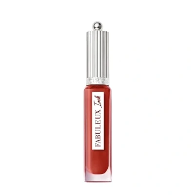 Immagine di Bourjois Fabuleux Ink Lacquer, 08 Cinna&#039;mon Amour, tinta labbra glossata, formula idratante. Arricchita con olio di girasole, no transfer, non secca e a prova sbavatura, tenuta fino 8 ore, 3,5 ml
