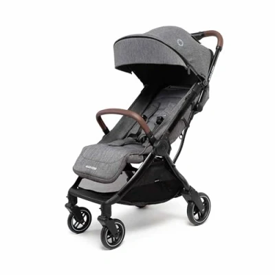 Immagine di Maxi Cosi Eva3, Passeggino per Bambini 0 4 anni (22 kg), Leggero e Compatto, Reclinabile 3 Posizioni, da Viaggio Chiusura Automatica, Tracolla, Select Grey