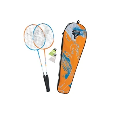 Immagine di Schildkröt Talbot Torro Bambini Badminton Set 2 Attacker, Racchette, Volan, in Una Borsa Preziosa, 449411, Junior Unisex Adulti, 68 x 22 6 cm