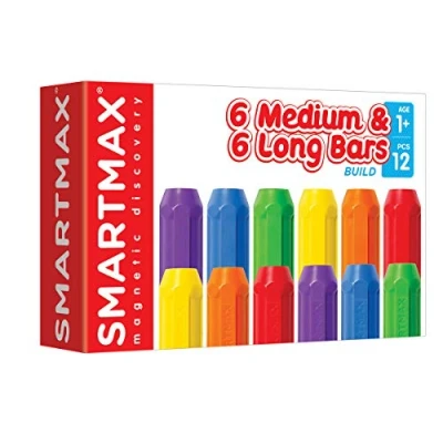 Immagine di SmartMax XT Set, 6 Medium &amp; Long Bars, Magnetic Discovery Extension 12 pieces, 1+ Years