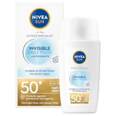 Immagine di NIVEA SUN Face Invisible Daily Fluid Viso UV SPF 50 + 40 ml