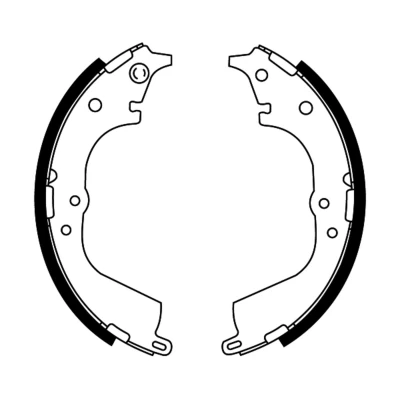 Immagine di SAKURA 602 20 3722 Ganasce Freno Assale posteriore TOYOTA: HILUX 5 Pick up, 6 up