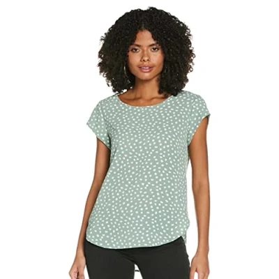 Immagine di ONLY VIC SS AOP NOOS PTM Camicetta, Donna, Taglia: 36, Chinois green/karo