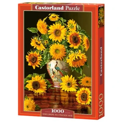 Immagine di Castorland Puzzle 1000 pz Girasoli in un vaso di pavone, Multicolore, C 103843 2