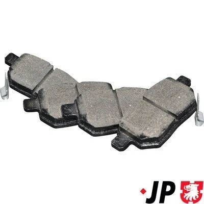 Immagine di JP GROUP 4863700910 Kit pastiglie freno Assale posteriore con segnalatore acustico usura TOYOTA: Auris Hatchback, Yaris II Hatchback