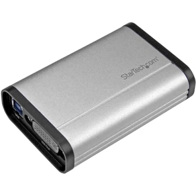 Immagine di Startech.com Scheda Acquisizione Video USB 3.0 a DVI, 1080p 60 fps, Dispositivo Cattura HD ad Alte Prestazioni, Alluminio