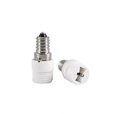 Immagine di Mextronic Adattatore attacco lampadina E14 a G9: portalampada convertitore per lampadine LED, lampade alogene, CFL (2 pezzi)