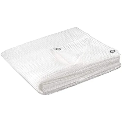 Immagine di kippen 6069A1 Telone Retinato Trasparente con Grammatura da 130 g/m2. Taglia 2x3 (6 m2)