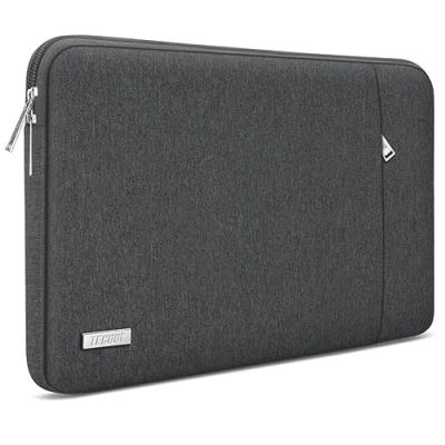 Immagine di TECOOL Custodia PC 15.6 Pollici Per Laptop, Protettiva Porta Computer Compatibile con 15 15.6&quot; HP Pavilion Lenovo Thinkpad Ideapad Dell Acer ASUS Chromebook Notebook Morbide Sleeve,Grigio siderale