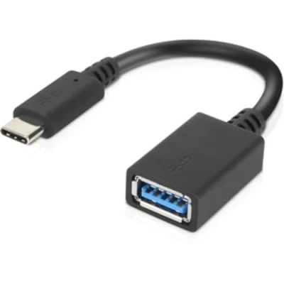 Immagine di Lenovo 4X90Q59481 Adattatore [1x spina USB C® 1x Presa A 3.2 Gen 1 (USB 3.0)] Nero