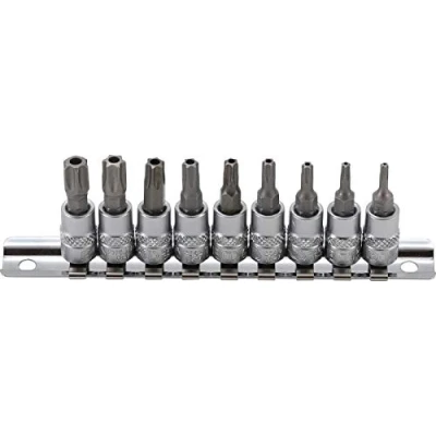 Immagine di BGS Bit inserto Set, 6,3 1/4, profilo a T con Foro, T10 T50, 2165
