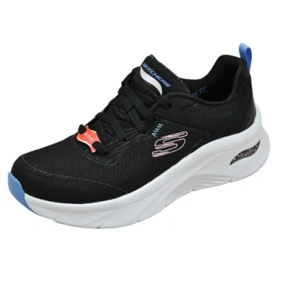 Immagine di Skechers 149685 Bkmt, Sneaker Donna, Multi Trim In Pelle Nera, 40 EU