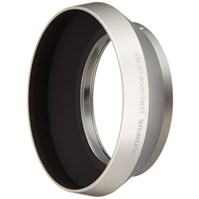 Immagine di Olympus LH 48B Paraluce in Metallo per l&#039;Obiettivo M.Zuiko Digital 17mm 1:1.8, Argento