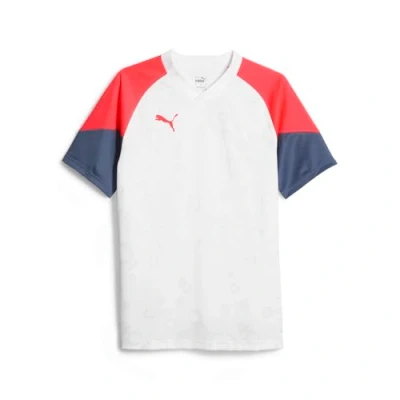 Immagine di Puma Individual CUP Tshirt sport, Uomo, Taglia: XL, White/fire orchid