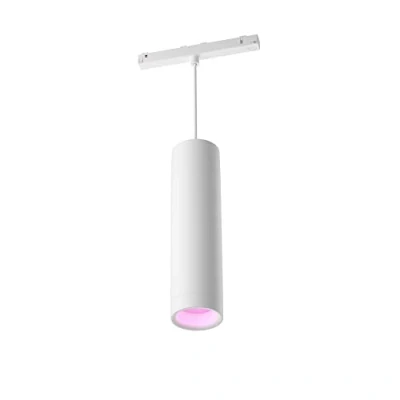 Immagine di Philips Hue White and Color Ambiance, Perifo, Lampada a Sospensione Cilindrica Smart, 5.2 W, Bianco