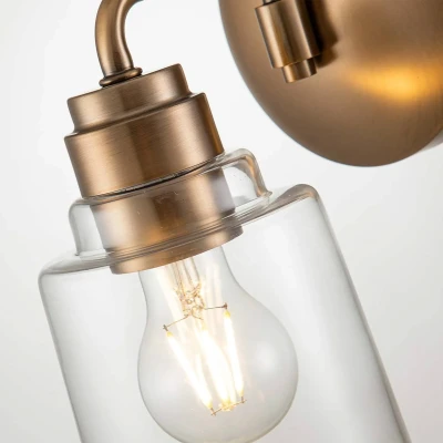 Immagine di KICHLER Applique Aivian, 1 luce, ottone anticato