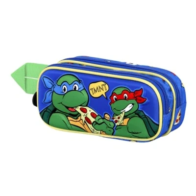 Immagine di Karactermania Ninja Turtles Mates 3D Double Astuccio per bambini, Taglia: One Size, Verde