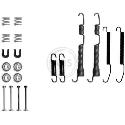 Immagine di A.B.S. 0761Q Kit accessori, Ganasce freno MITSUBISHI: COLT 5