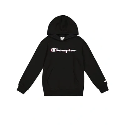 Immagine di Champion Legacy Boy Big Logo Hoodie, Felpa con Cappuccio Bambino, Black (KK001),