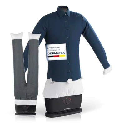 Immagine di CLEANmaxx ferro da stiro automatico Per camicie PRO con attacco pantaloni Sostituisce stiro, vaporizzatore camicie, camicette e Innovativo ed efficiente